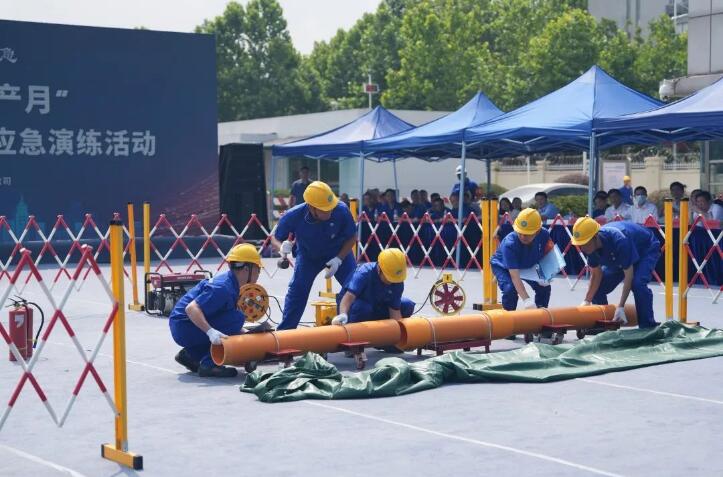 市城投集团公司组织开展“清静生产月”燃气清静应急演练活动-集团动态-武汉城投集团 